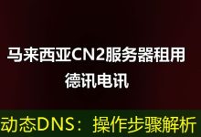动态DNS：操作步骤解析-海外服务器