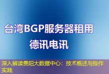 深入解读贵阳大数据中心：技术概述与操作实践-海外服务器