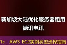 1c:AWS EC2实例类型选择指南-海外服务器