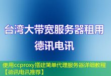使用ccproxy搭建简单代理服务器详细教程【德讯电讯推荐】-海外服务器