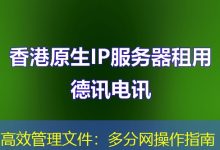 高效管理文件:多分网操作指南-海外服务器