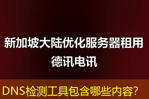 DNS检测工具包含哪些内容？