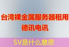 SV是什么意思-海外服务器