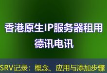 SRV记录:概念、应用与添加步骤-海外服务器